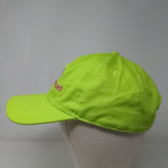 DMR Classic Headwear Men's Slideback Hat Green St. Augustine Beach Logo - Picture 3 of 7